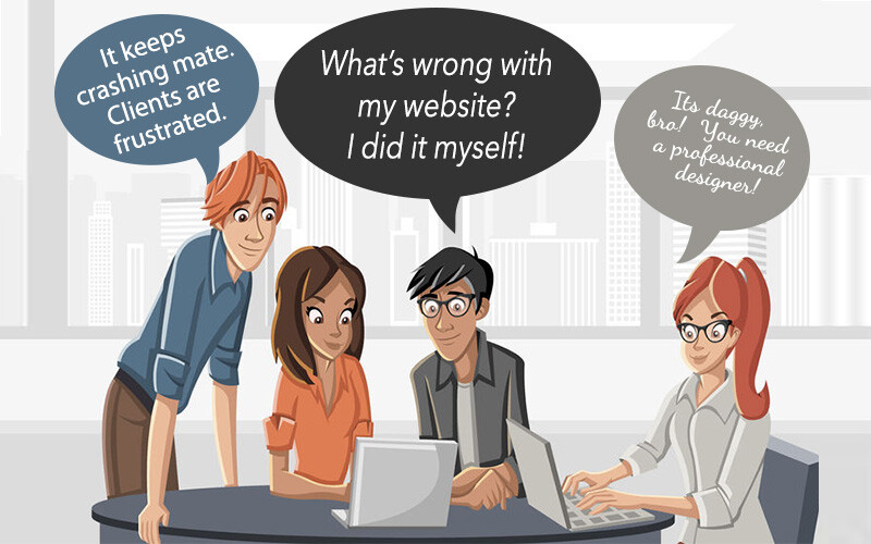 cartoon staff don't like their website